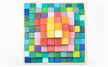 Load image into Gallery viewer, Rainbow Pyramid Wooden Blocks
