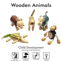 Load image into Gallery viewer, Jungle Wooden Animals
